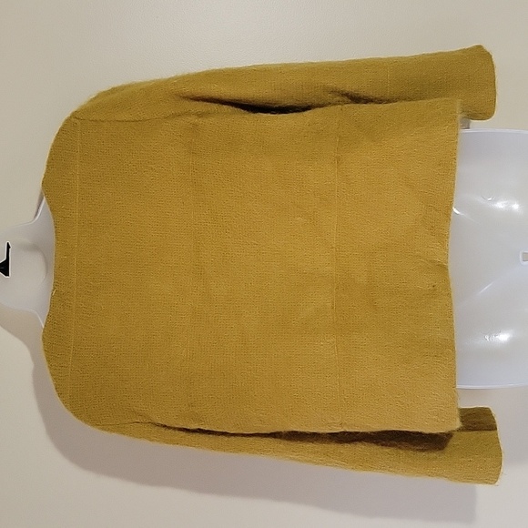 Diane von Furstenberg Yellow Mohair Open Cardigan Size Small - Picture 8 of 8